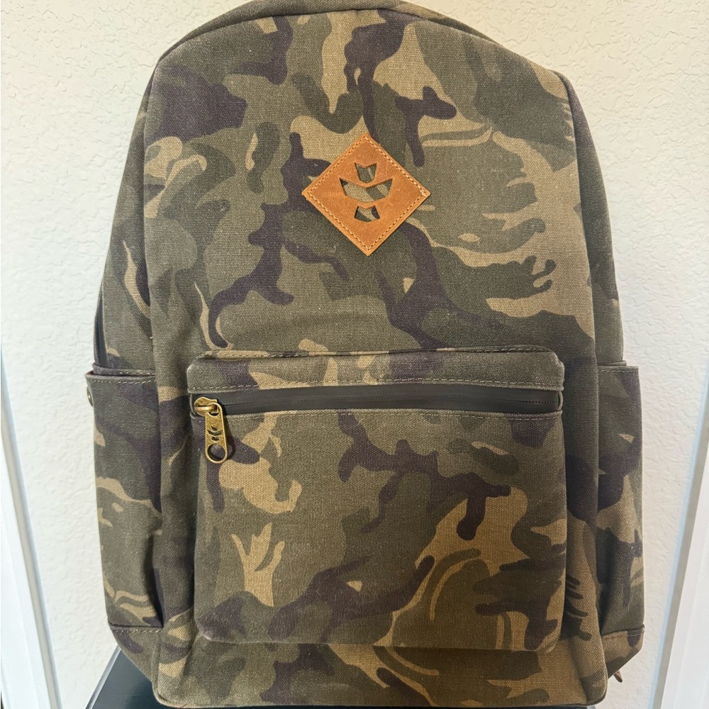 Revelry The Explorer Camo Backpack Water Resistant Smell Proof